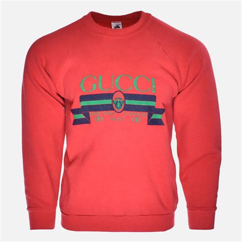 vintage gucci sweatshirt 80s